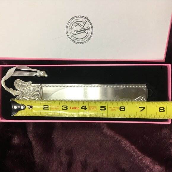 Things Remembered Silver Metal Bookmark Angel Blank Rhinestones Gifts Presents - Picture 5 of 8